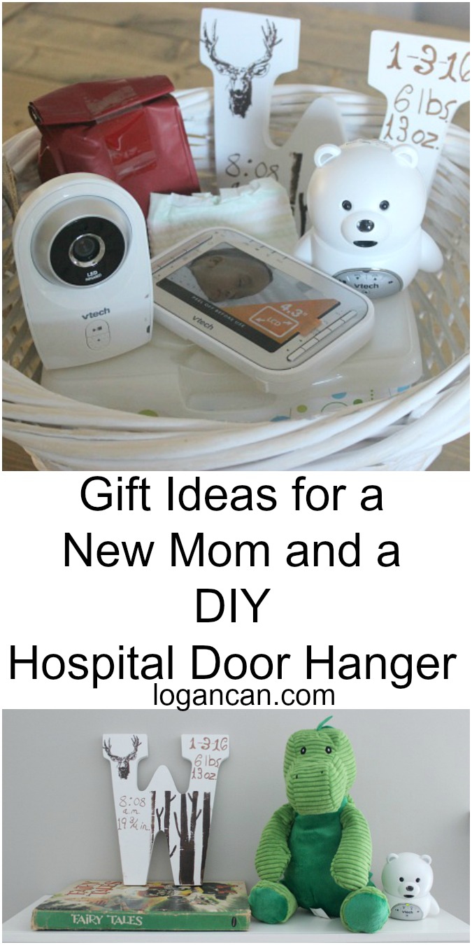 Gift Ideas for the New Mom and DIY Hospital Door Hanger